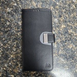 Samsung Galaxy A12 5G Black Wallet Case